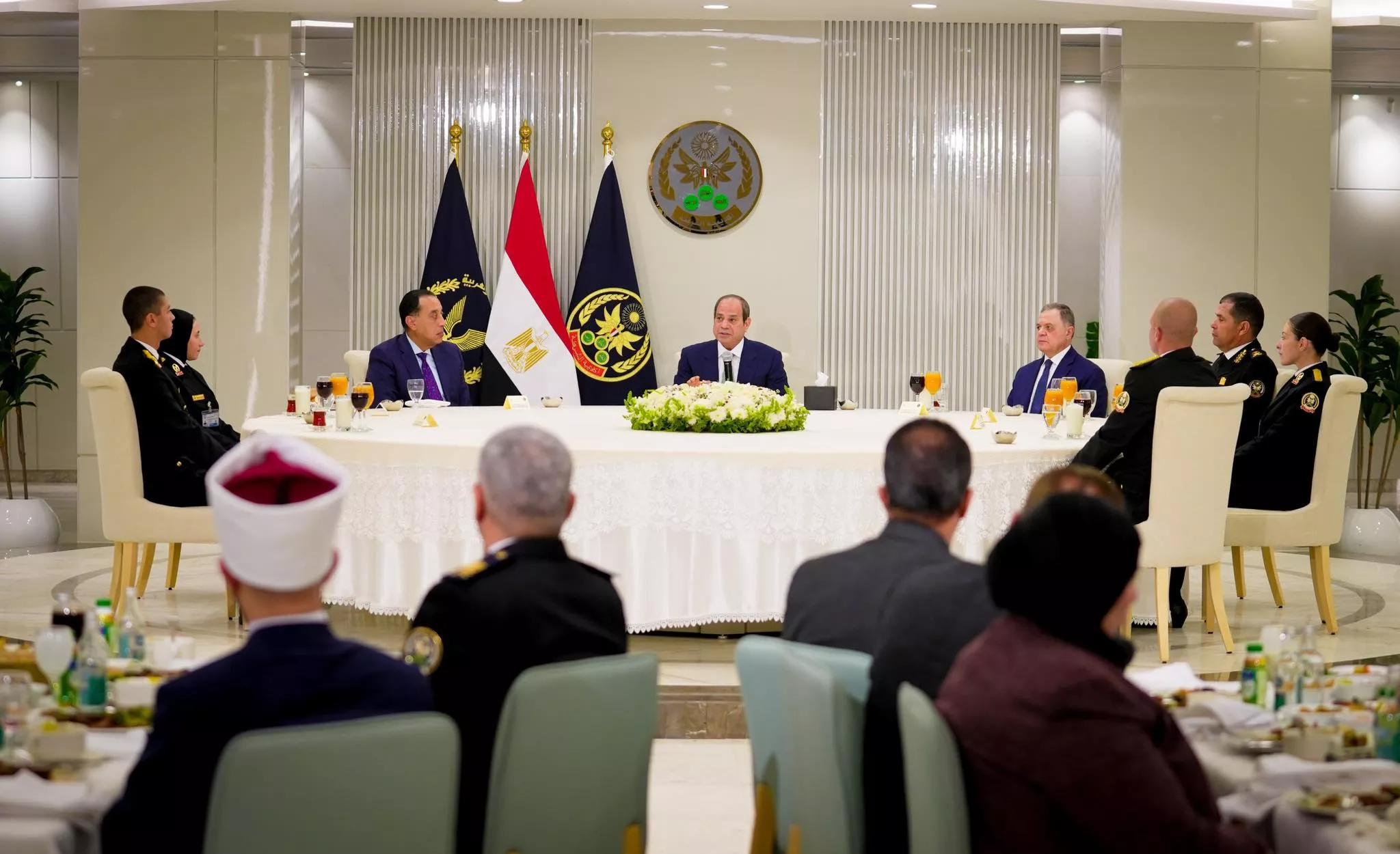 السيسي يشارك في حفل الإفطار الذي نظمته أكاديمية الشرطة