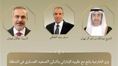 وزير «الخارجية» يتابع مع نظيريه الإماراتي والتركي تداعيات التصعيد العسكري بالمنطقة