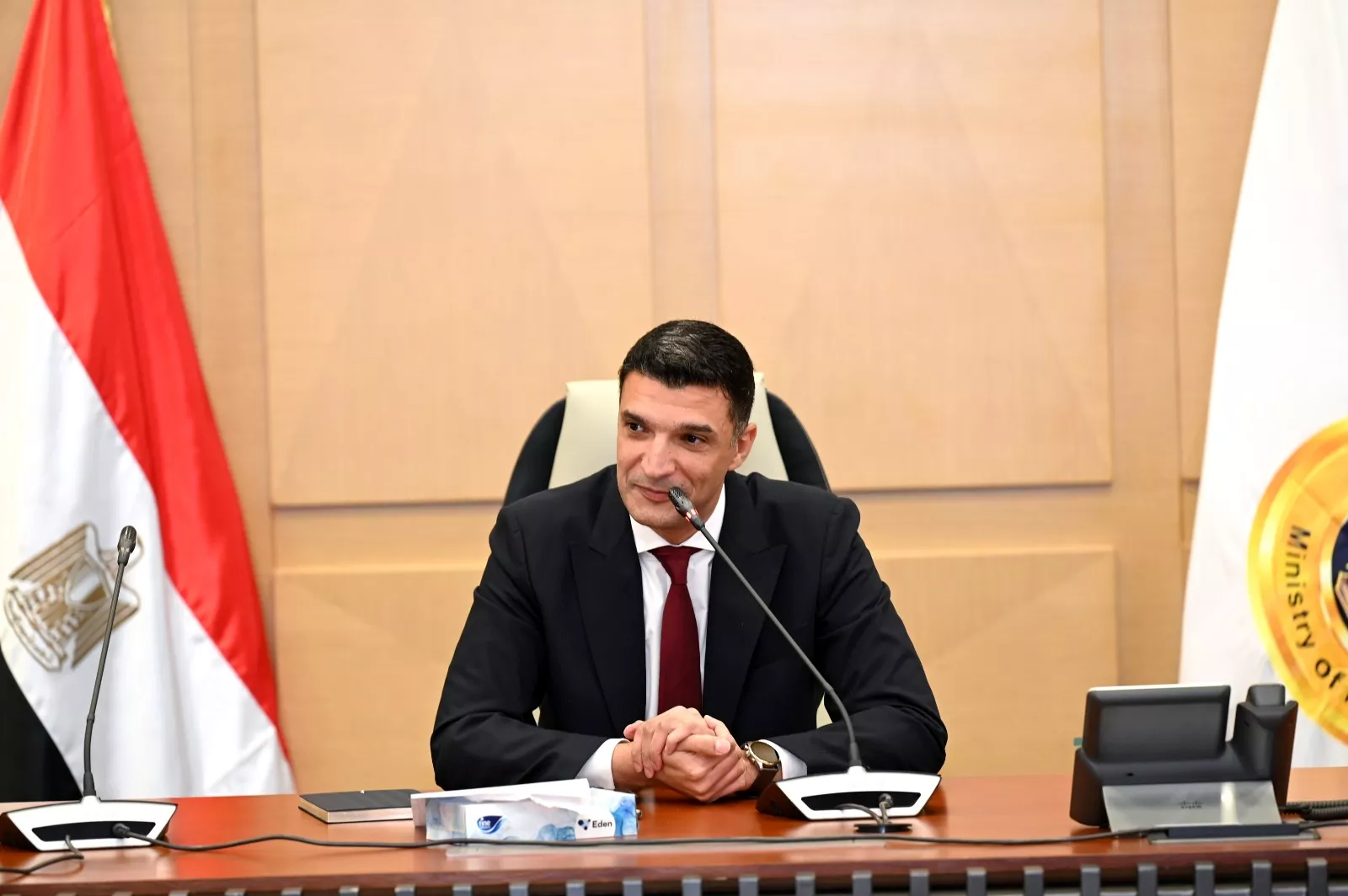 المهندس خالد هاشم وزير الصناعة 