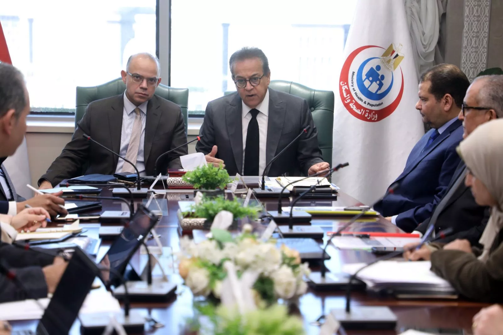 وزيرا الصحة والاستثمار يبحثان مناقشة آليات تطوير منظومة التأمين الصحي الشامل