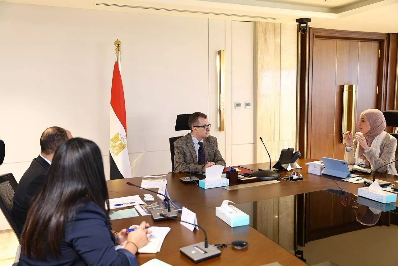 وزير التخطيط يجتمع مع وفد منظمة التعاون الاقتصادي والتنمية