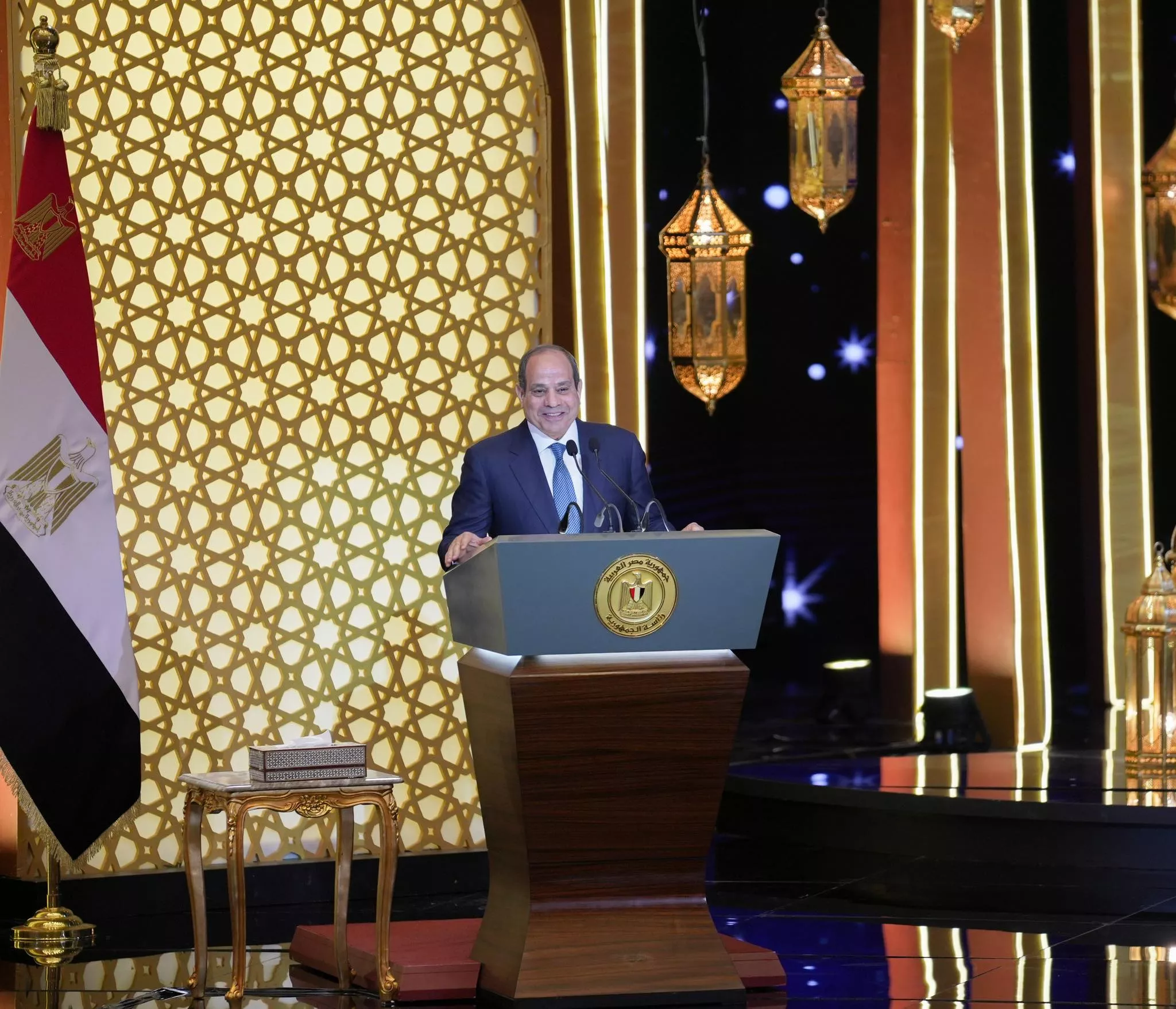 السيسي يشهد احتفال وزارة الأوقاف بليلة القدر