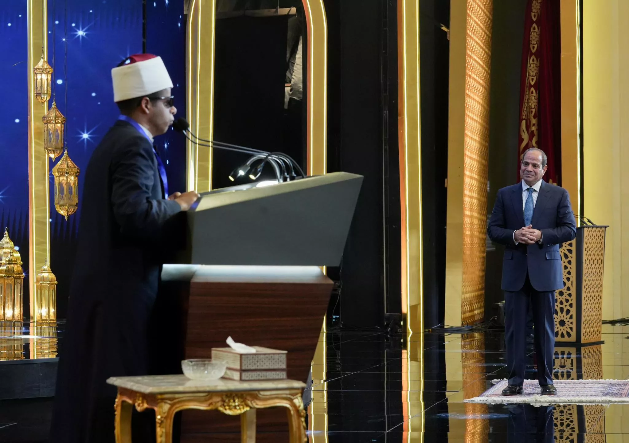 السيسي يشهد احتفال وزارة الأوقاف بليلة القدر