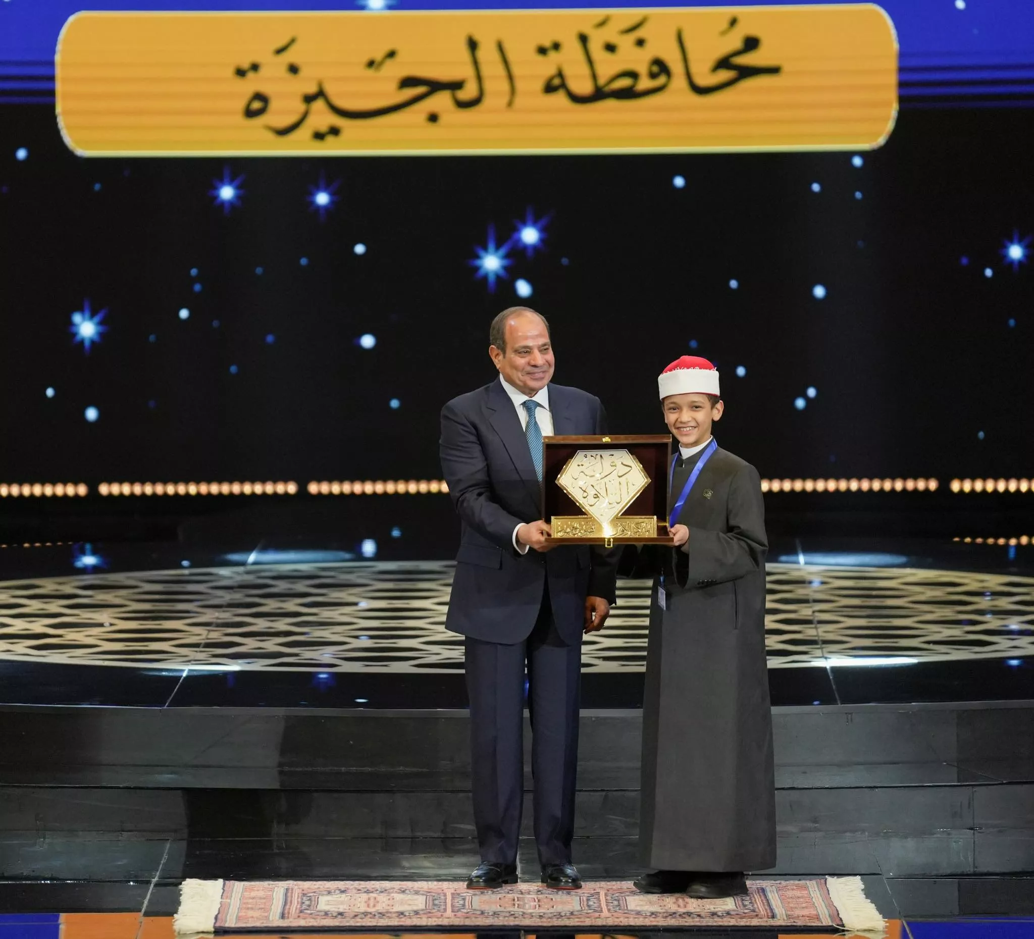السيسي يشهد احتفال وزارة الأوقاف بليلة القدر