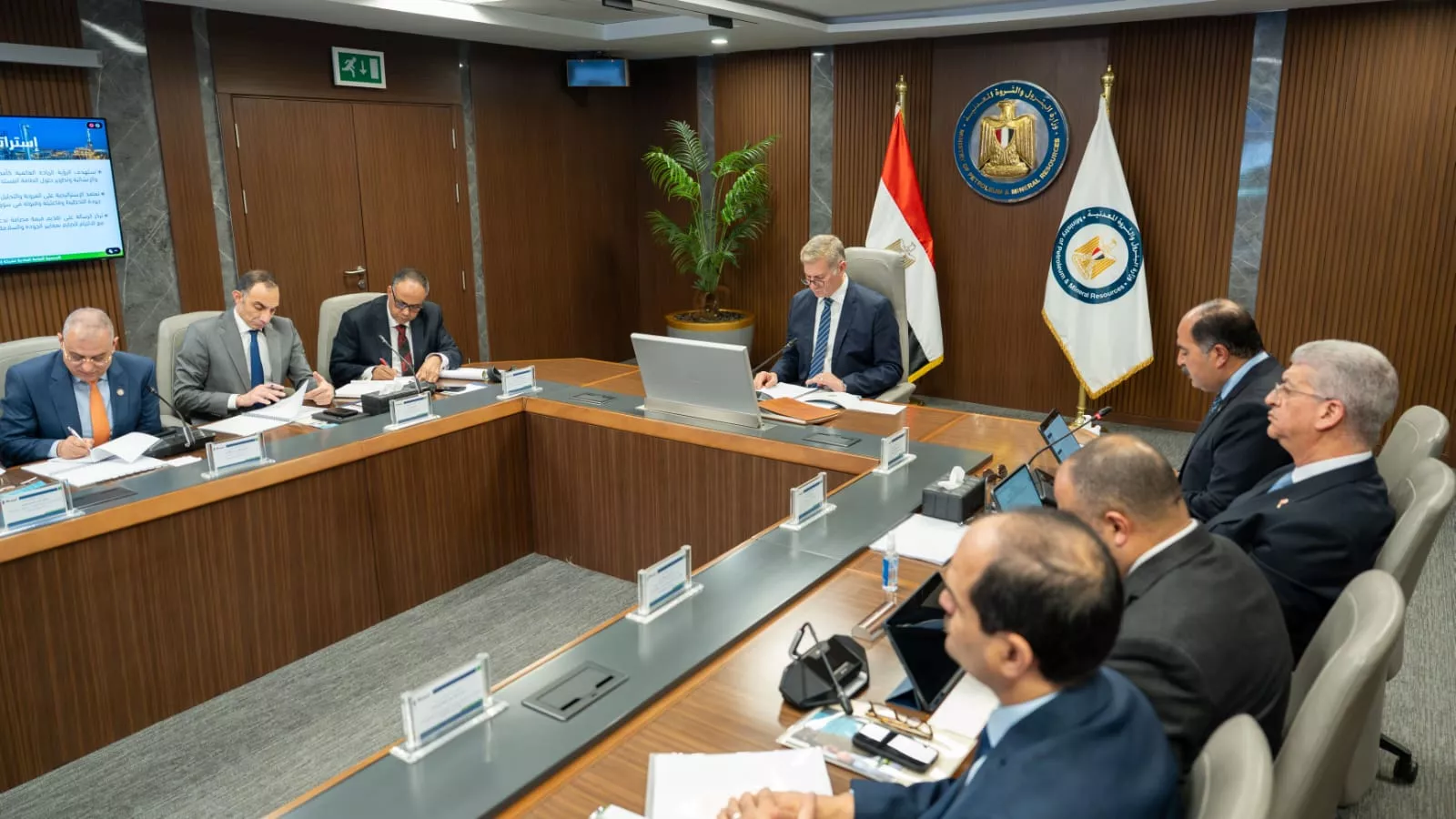 وزير البترول يشهد أعمال الجمعية العامة لشركة إنبي