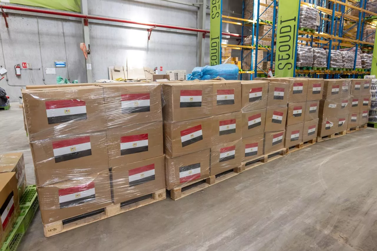 مصر تُرسل 1000 طن من المساعدات الإغاثية إلى لبنان