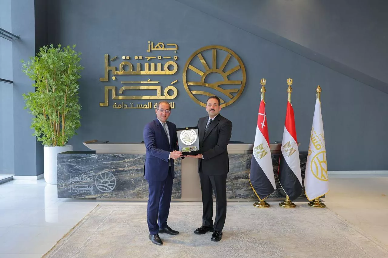 وزير المالية فى لقائه بمدير جهاز مستقبل مصر
