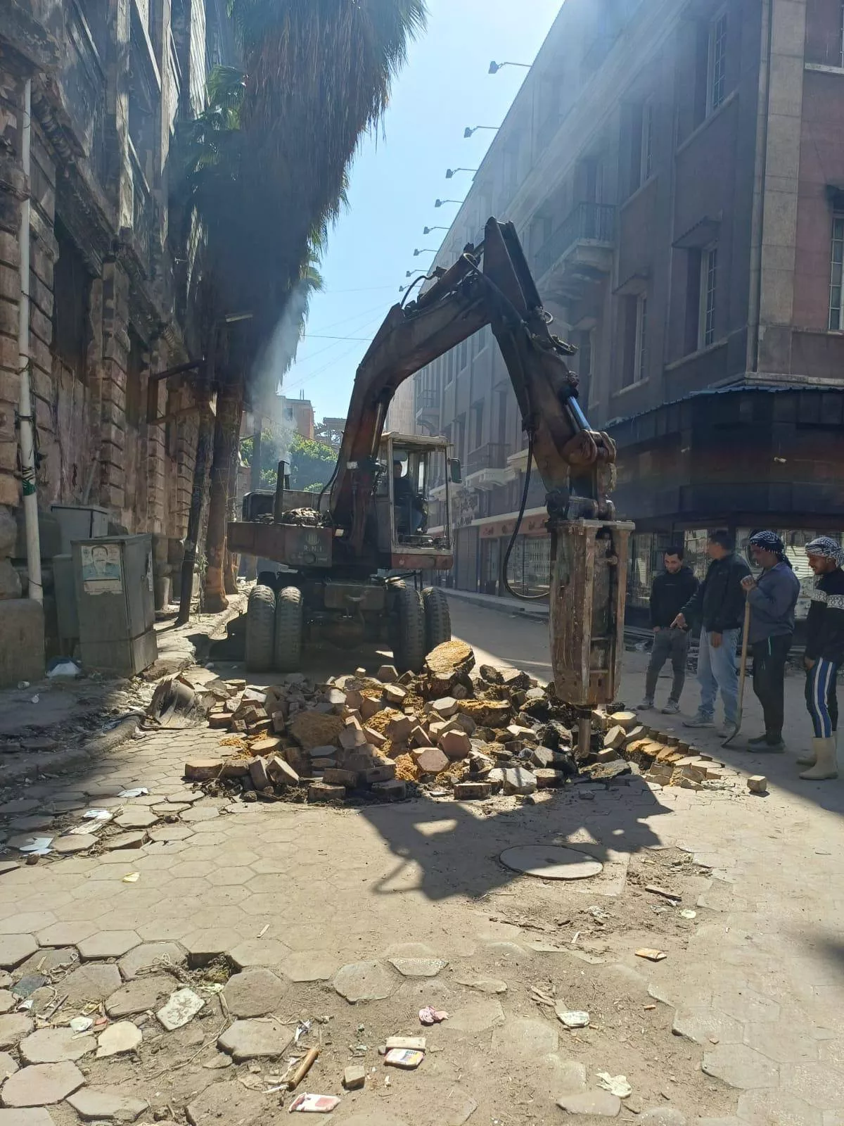 بدء تنفيذ أعمال المرافق بالمرحلة الثانية لتطوير منطقة العتبة بالقاهرة