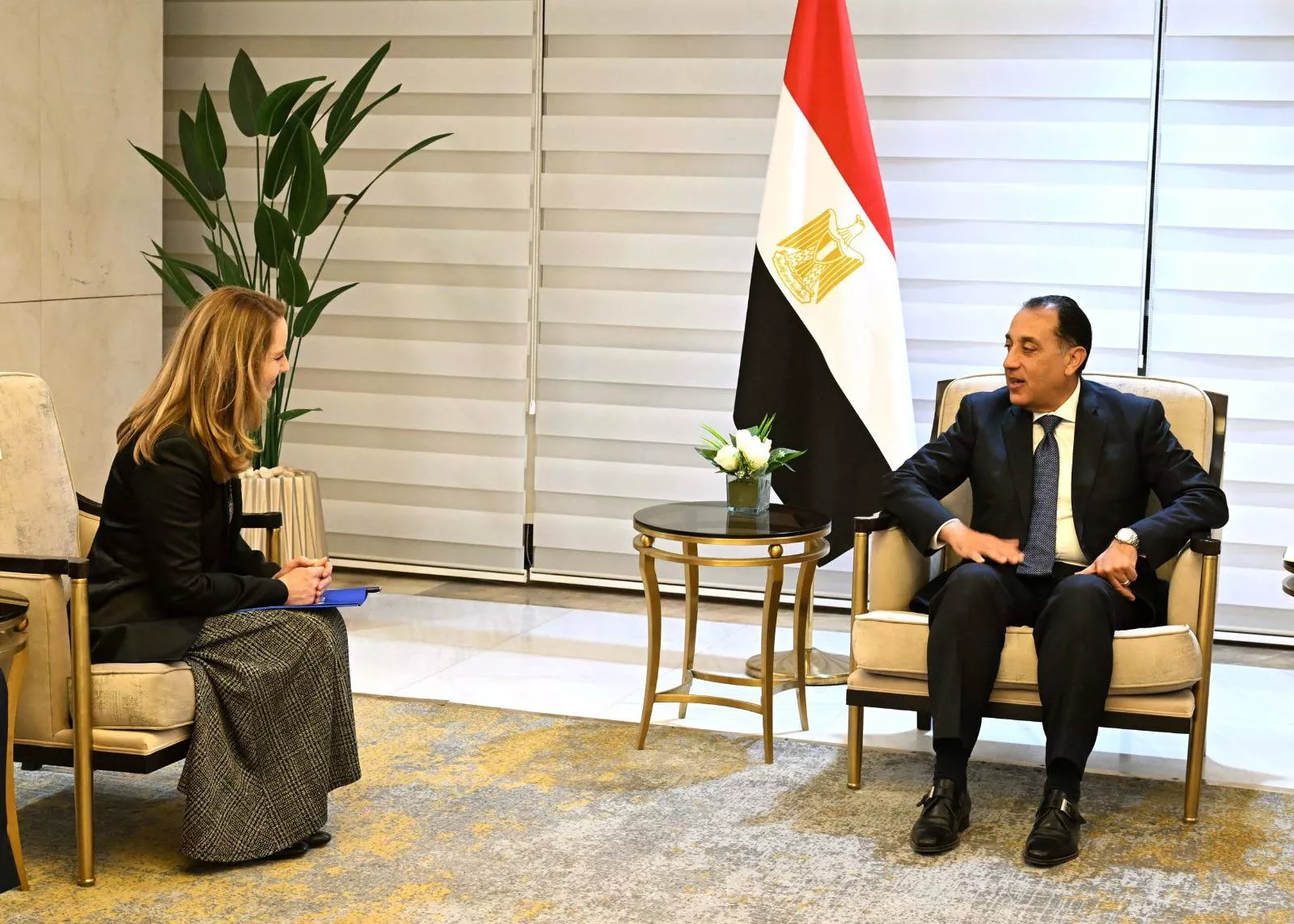 رئيس الوزراء يلتقي المديرة العامة للمنظمة الدولية للهجرة