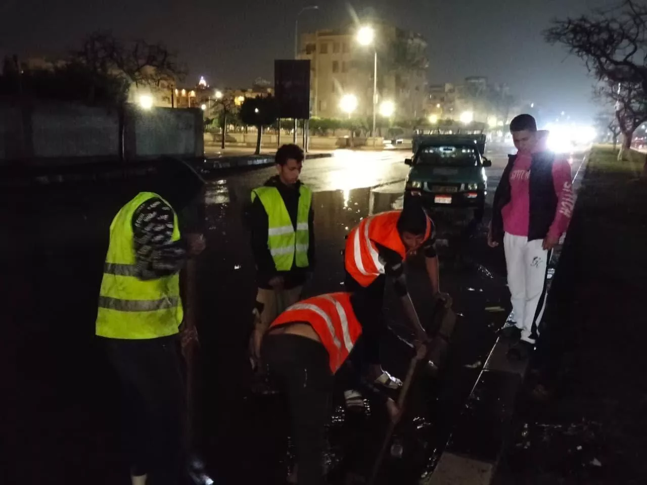 المنشاوي تتابع إجراءات أجهزة المدن في التعامل مع الطقس السئ