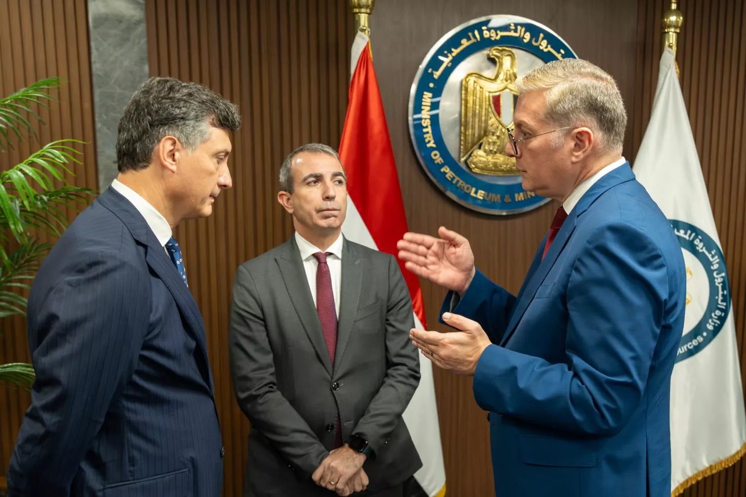 وزير البترول يشهد توقيع مذكرة نوايا مع إيني