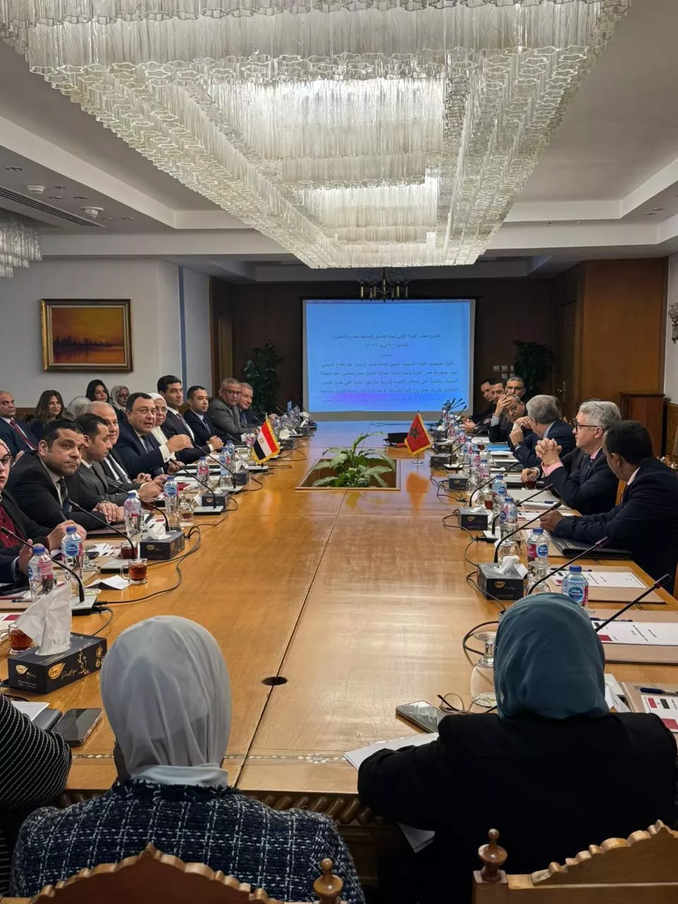 اجتماع تحضيري للجنة التنسيق والمتابعة المصرية/المغربية