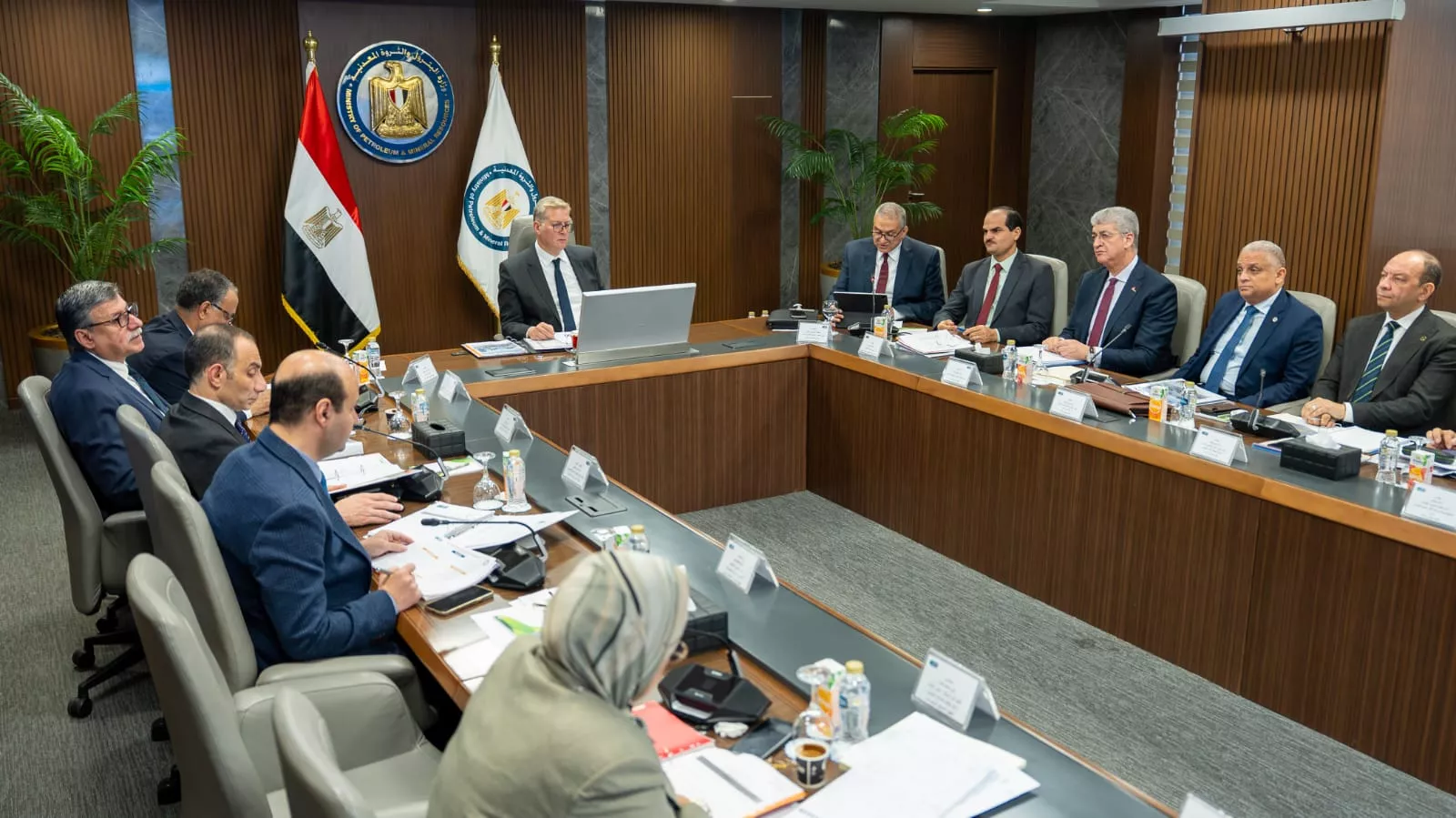 وزير البترول يشهد الجمعية العامة لشركة جاسكو
