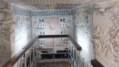ترميم وتطوير 3 مقابر أثرية بجبانة الخوخة بالبر الغربي في الأقصر