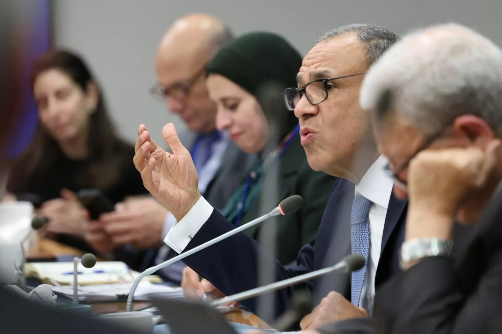 وزير الخارجية مع نائب رئيس البنك الدولي لمنطقة الشرق الأوسط