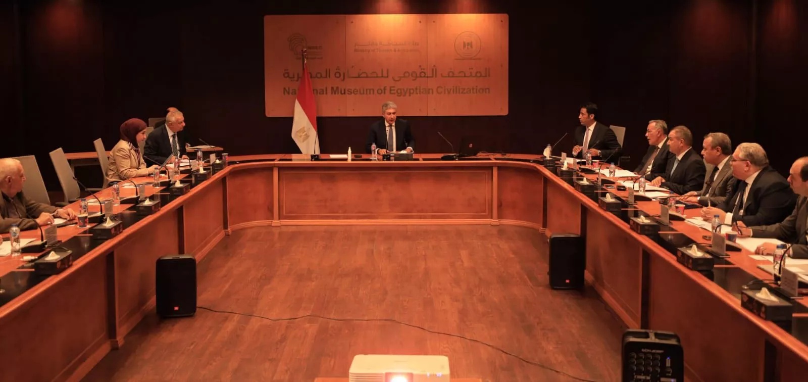 اجتماع مجلس إدارة المتحف القومي للحضارة المصرية