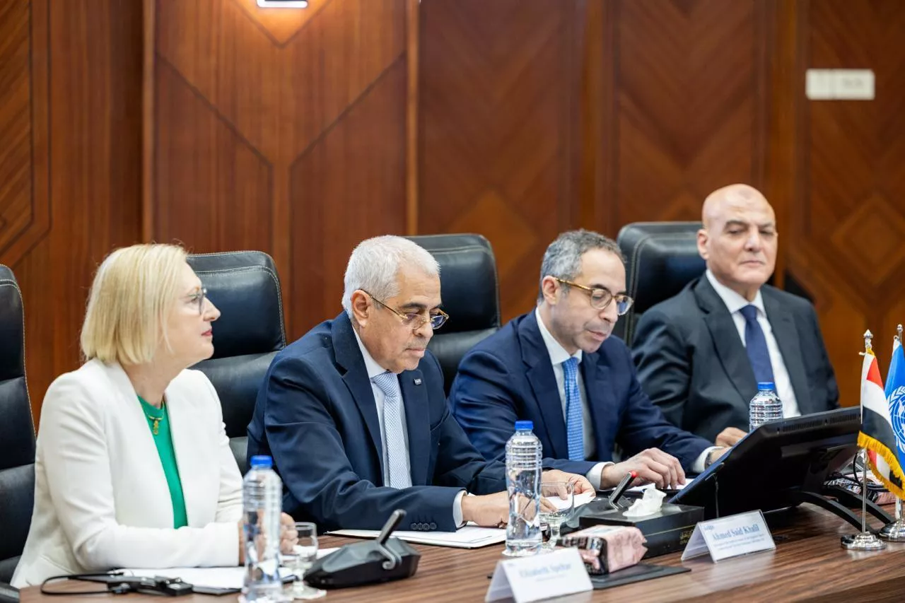 وحدة مكافحة غسل الأموال تستقبل وفد مكتب الأمم المتحدة
