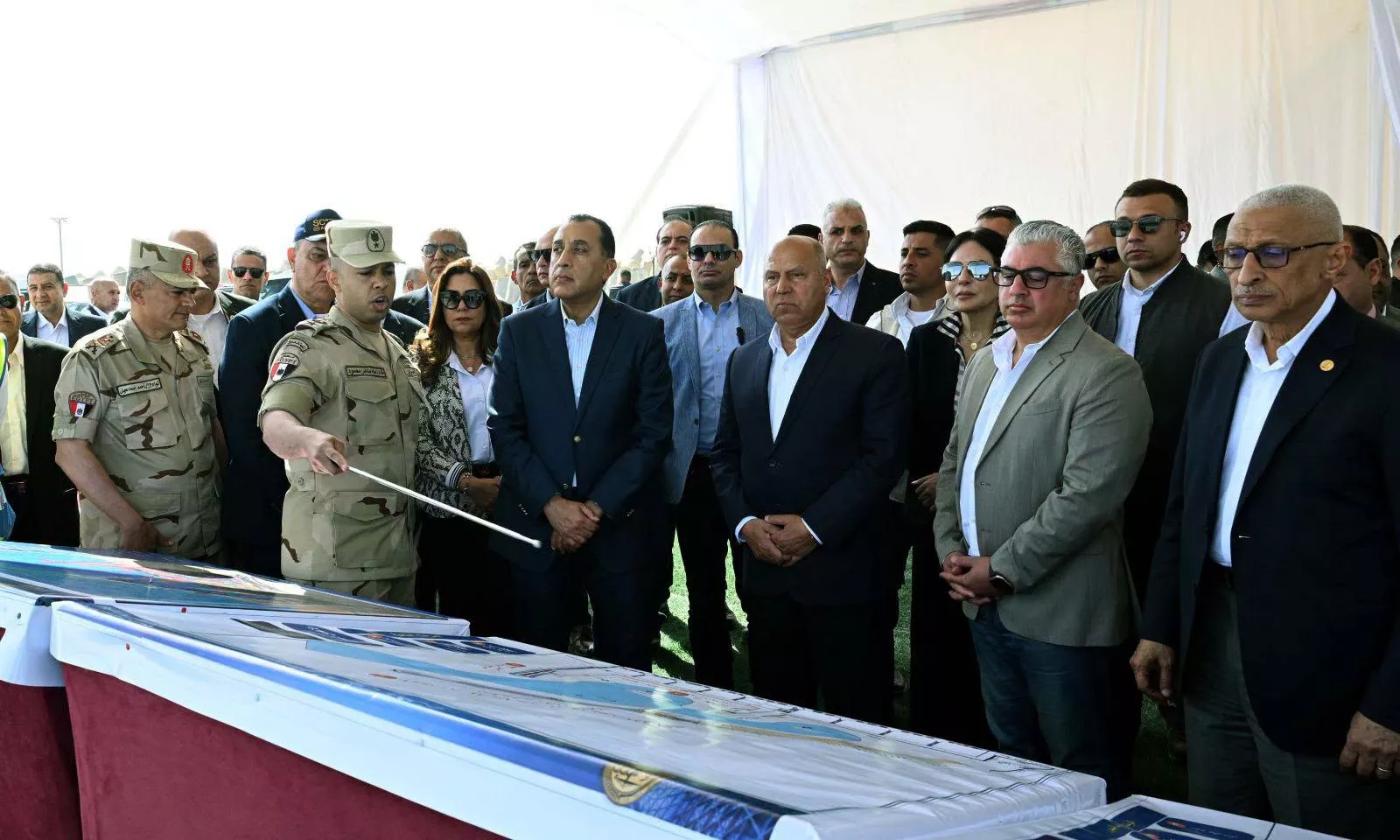 رئيس الوزراء يتفقد مشروع تطوير ميناء العريش البحري 