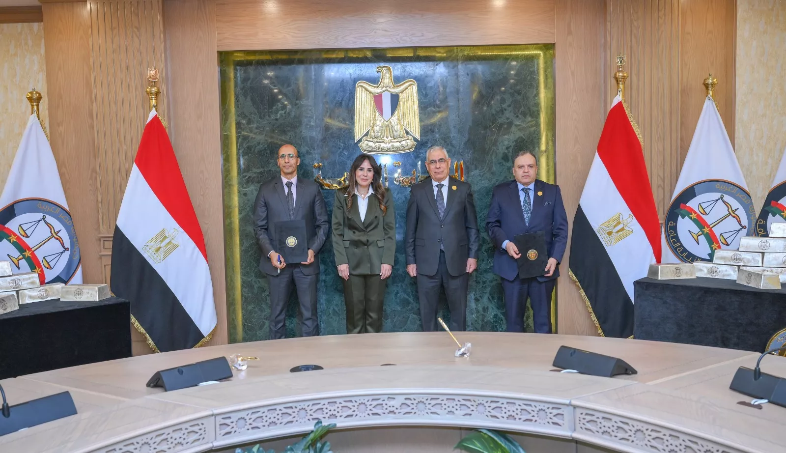 النيابة العامة تشهد احتفالية بمقر مكتب النائب العام مع عدد من كبار مسؤولي الوزارات والجهات المعنية