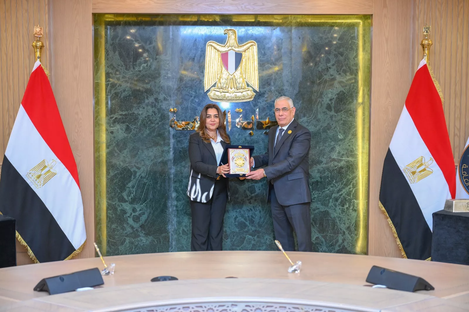 النيابة العامة تشهد احتفالية بمقر مكتب النائب العام مع عدد من كبار مسؤولي الوزارات والجهات المعنية