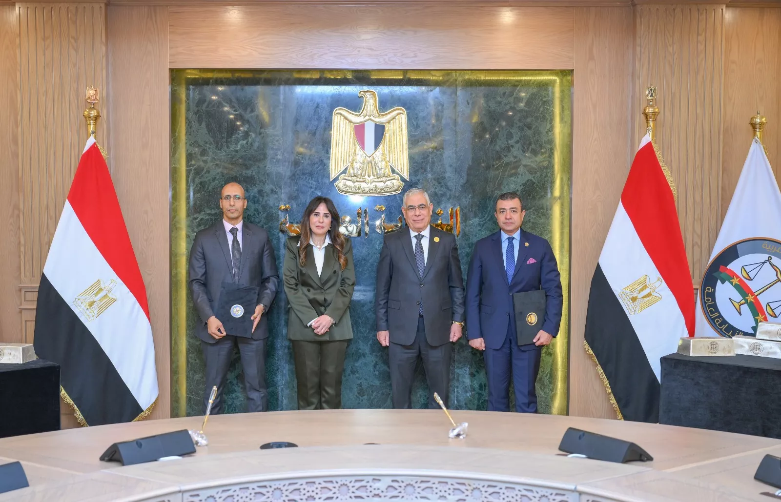 النيابة العامة تشهد احتفالية بمقر مكتب النائب العام مع عدد من كبار مسؤولي الوزارات والجهات المعنية
