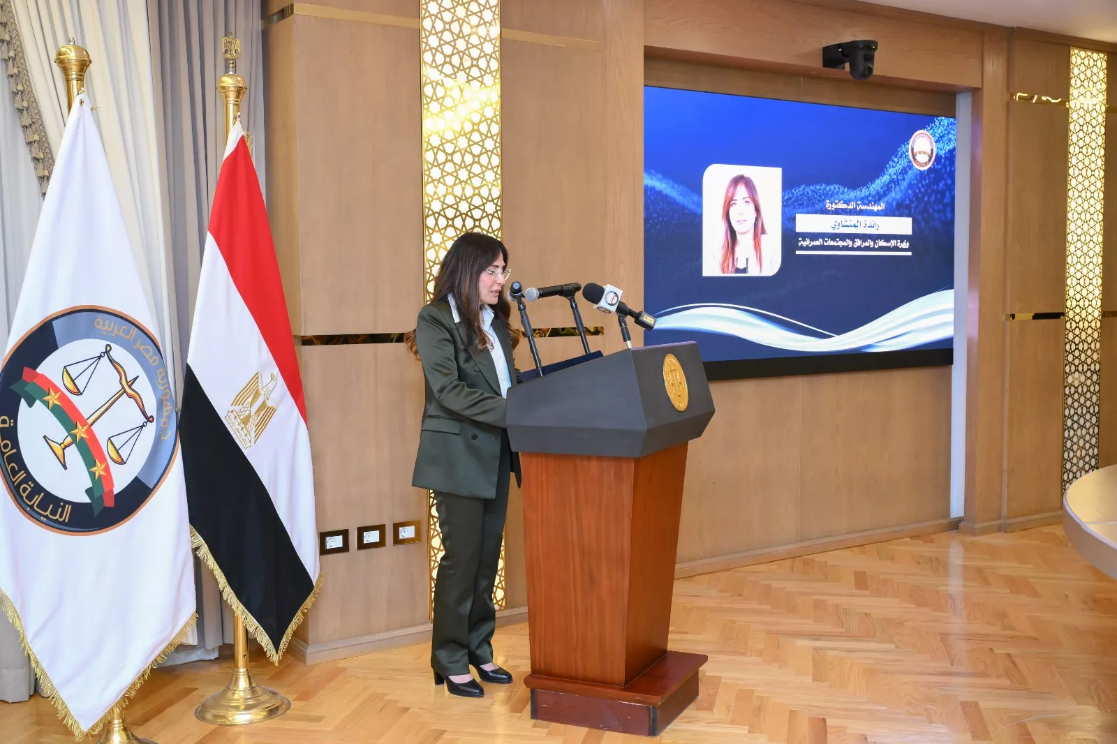 النيابة العامة تشهد احتفالية بمقر مكتب النائب العام مع عدد من كبار مسؤولي الوزارات والجهات المعنية