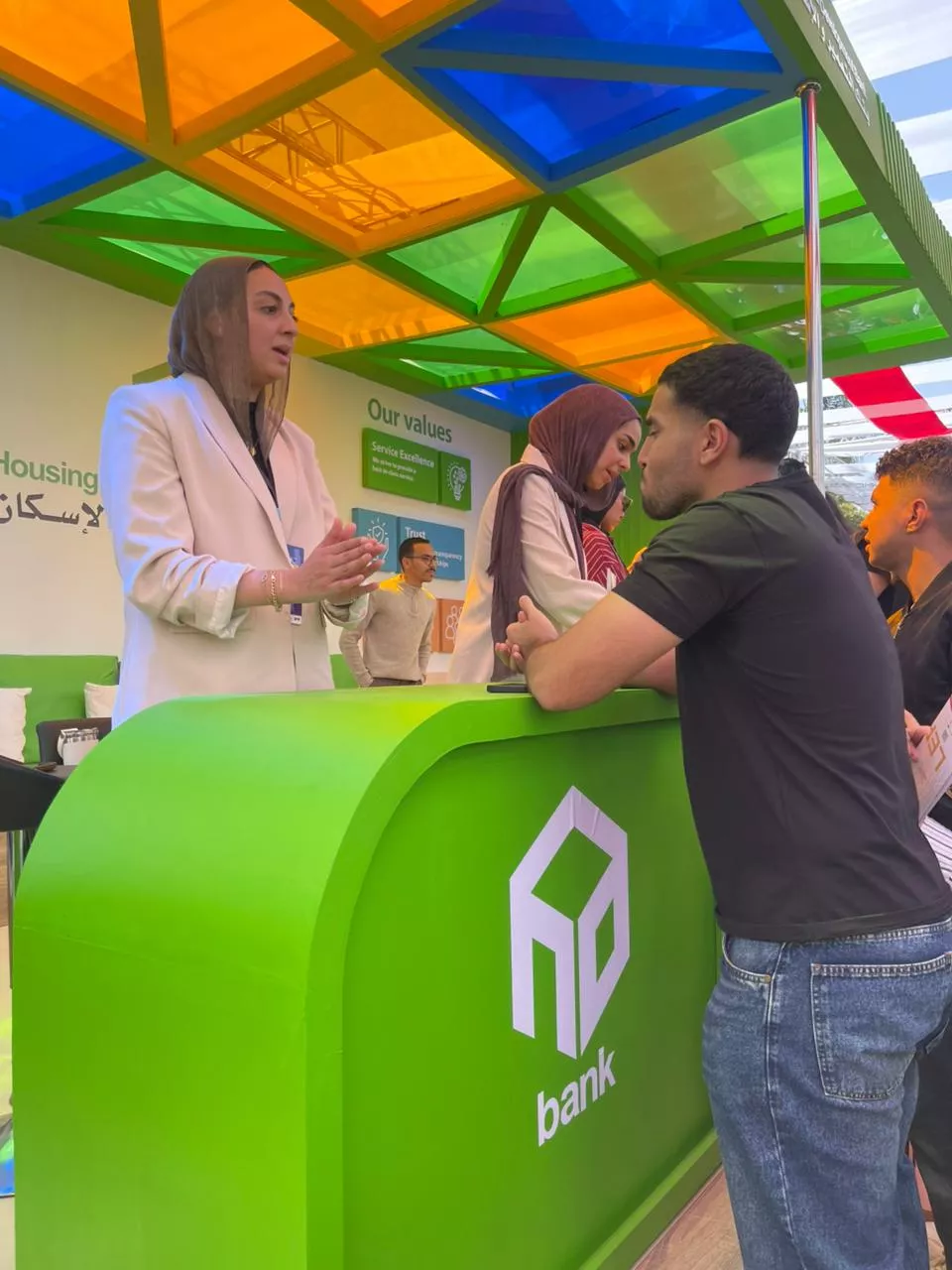 بنك التعمير والإسكان يشارك في رعاية النسخة الثالثة من الملتقى التوظيفي بجامعة القاهرة