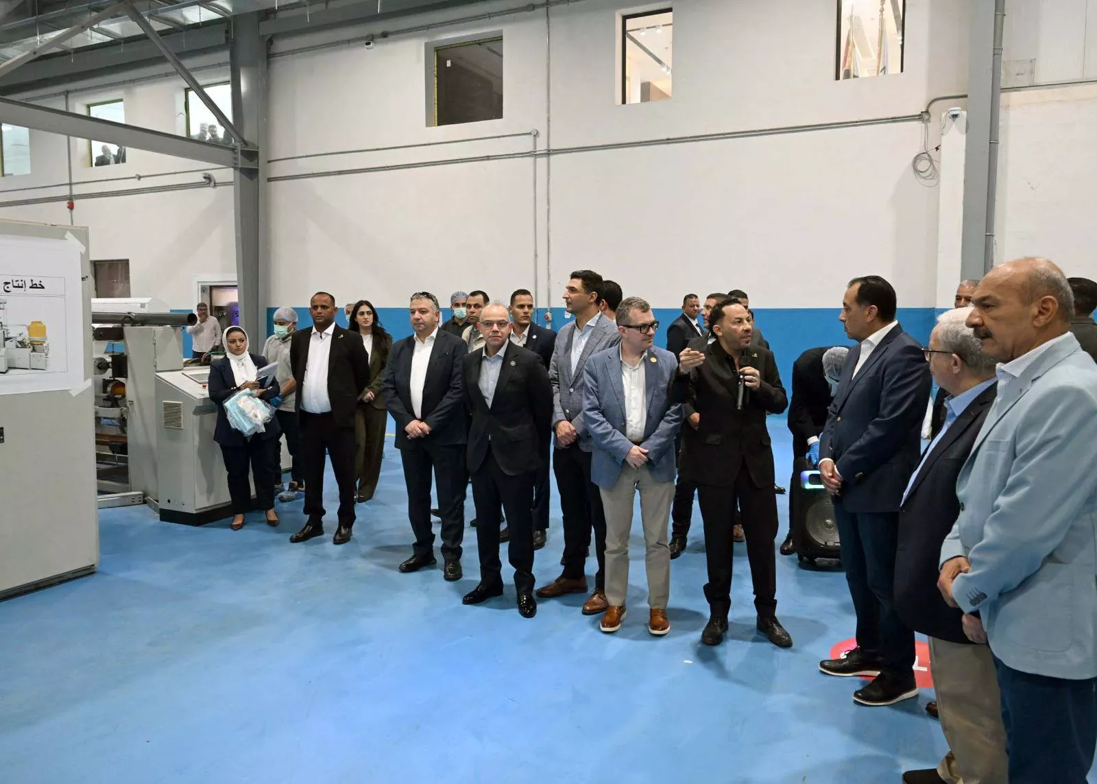 رئيس الوزراء يفتتح مصنع مودرن هايجينك للمنتجات الورقية والصحية