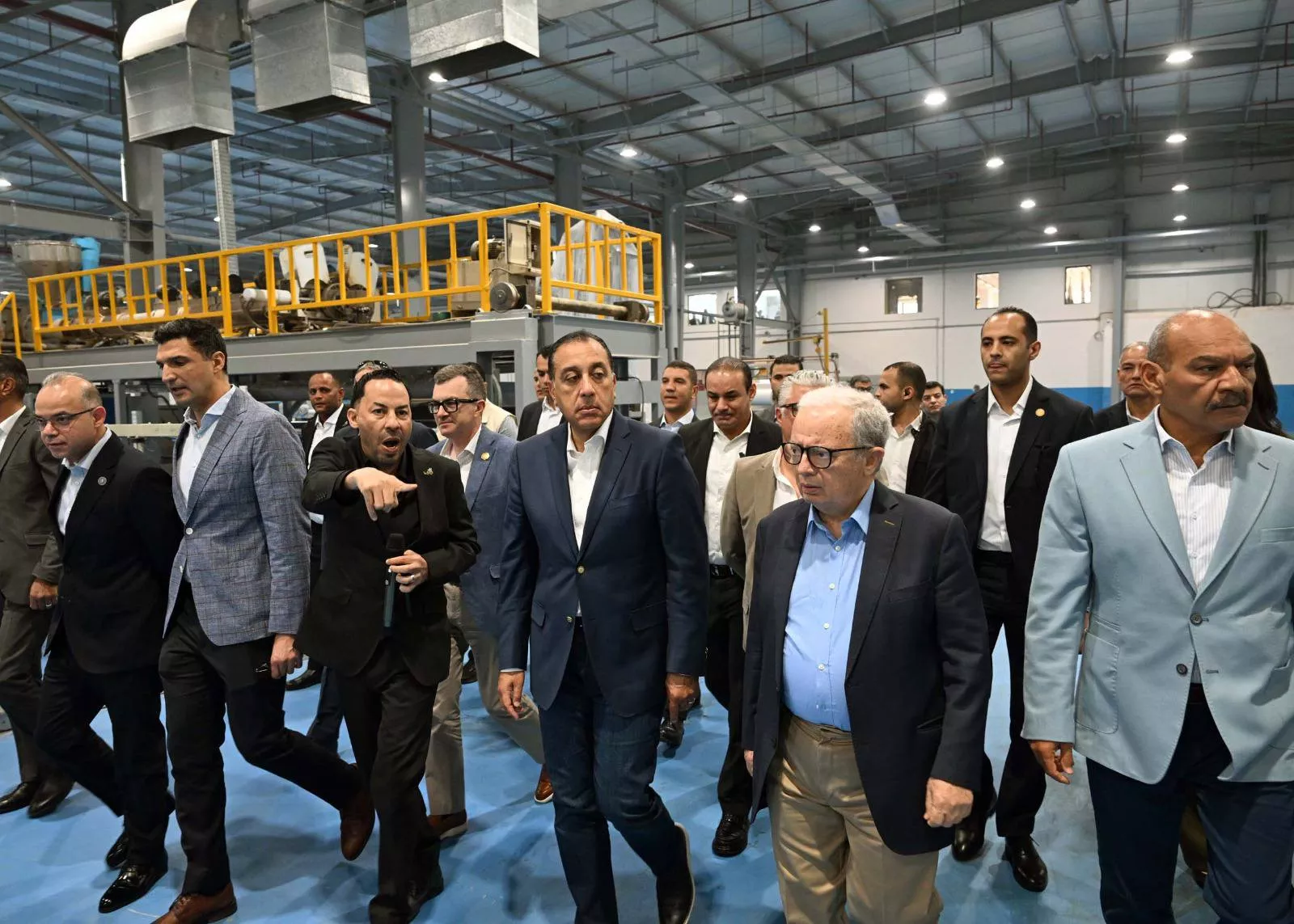 رئيس الوزراء يفتتح مصنع مودرن هايجينك للمنتجات الورقية والصحية