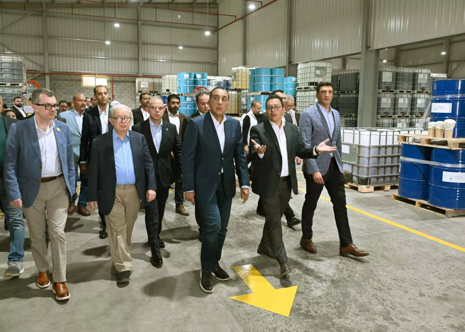 رئيس الوزراء يفتتح مصنع بيرل بولي يوريثان