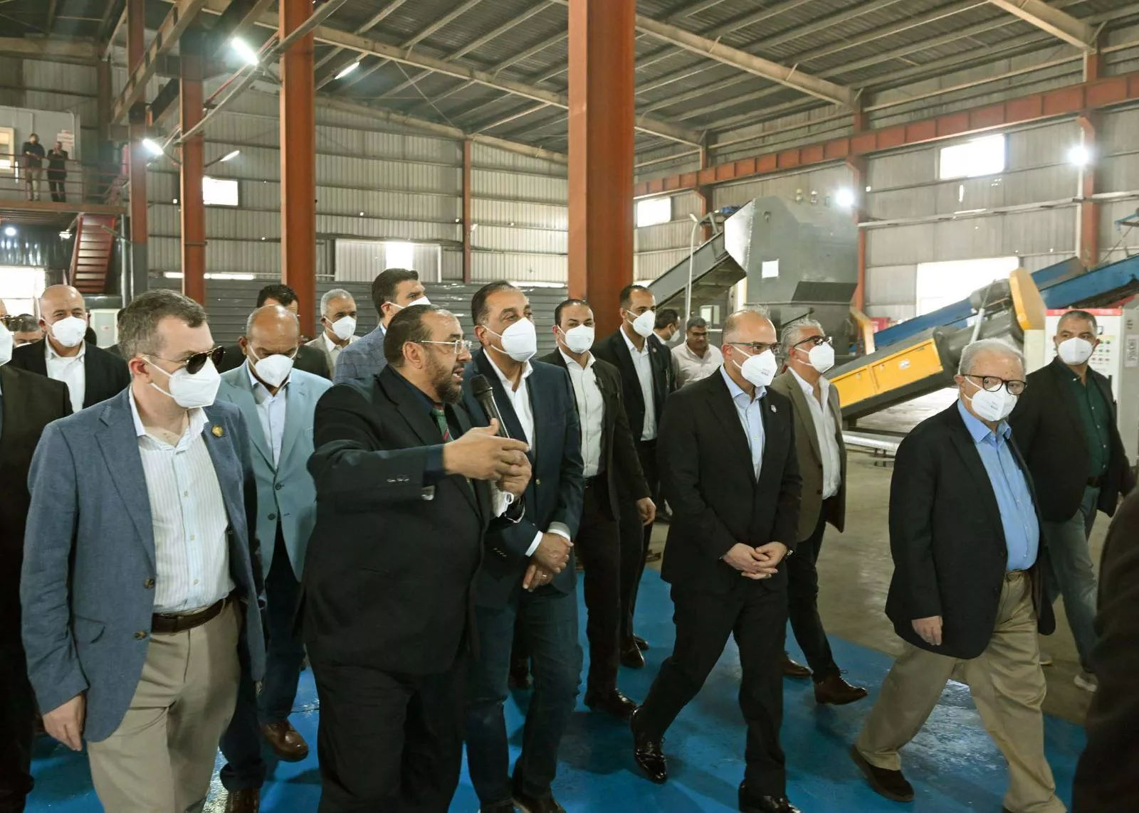 رئيس الوزراء يفتتح مصنع جرين ريسايكل