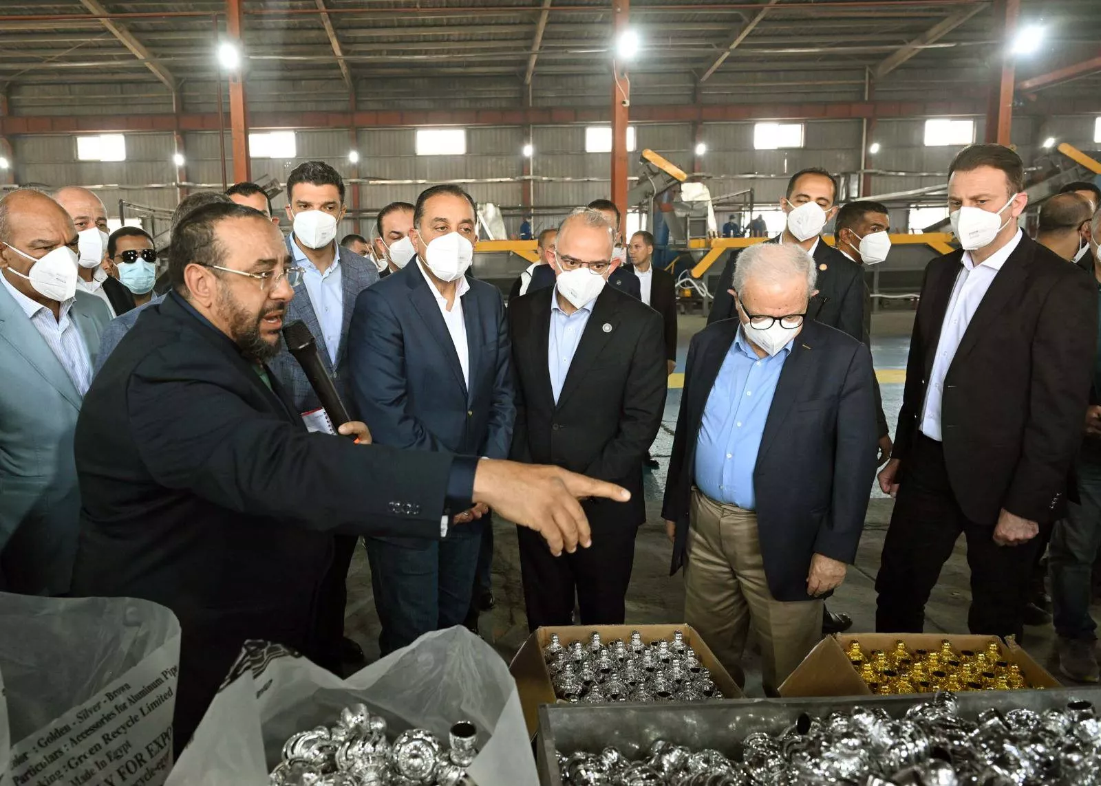 رئيس الوزراء يفتتح مصنع جرين ريسايكل