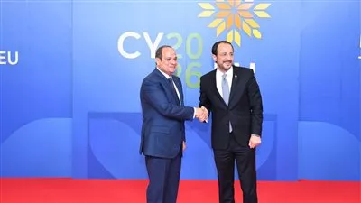 الرئيس السيسي يشارك في اجتماع قادة الدول العربية بقبرص