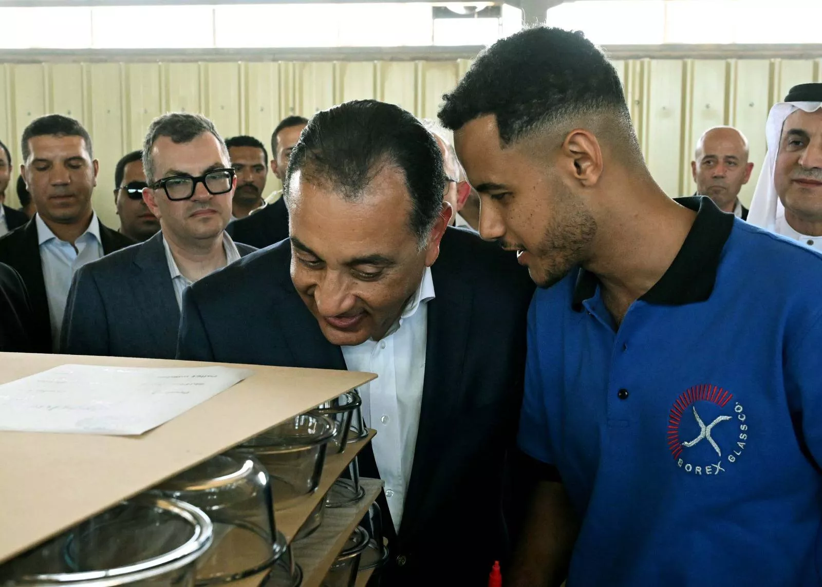 رئيس الوزراء يفتتح مصنع شركة بوريكس للزجاج المحدودة