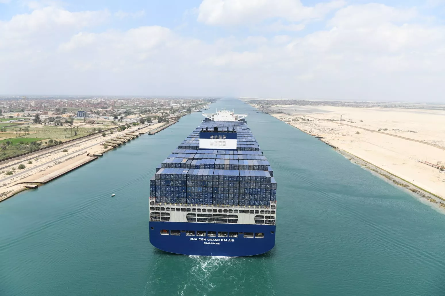 سفينة الحاويات العملاقة CMA CGM GRAND PALAIS