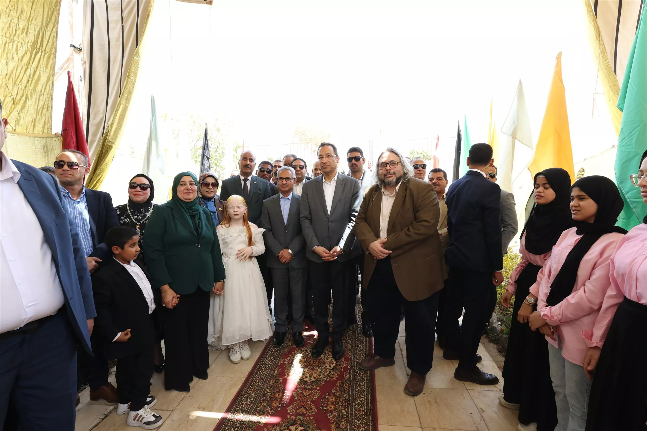 وزير الاتصالات يفتتح مكتب بريد بني سويف