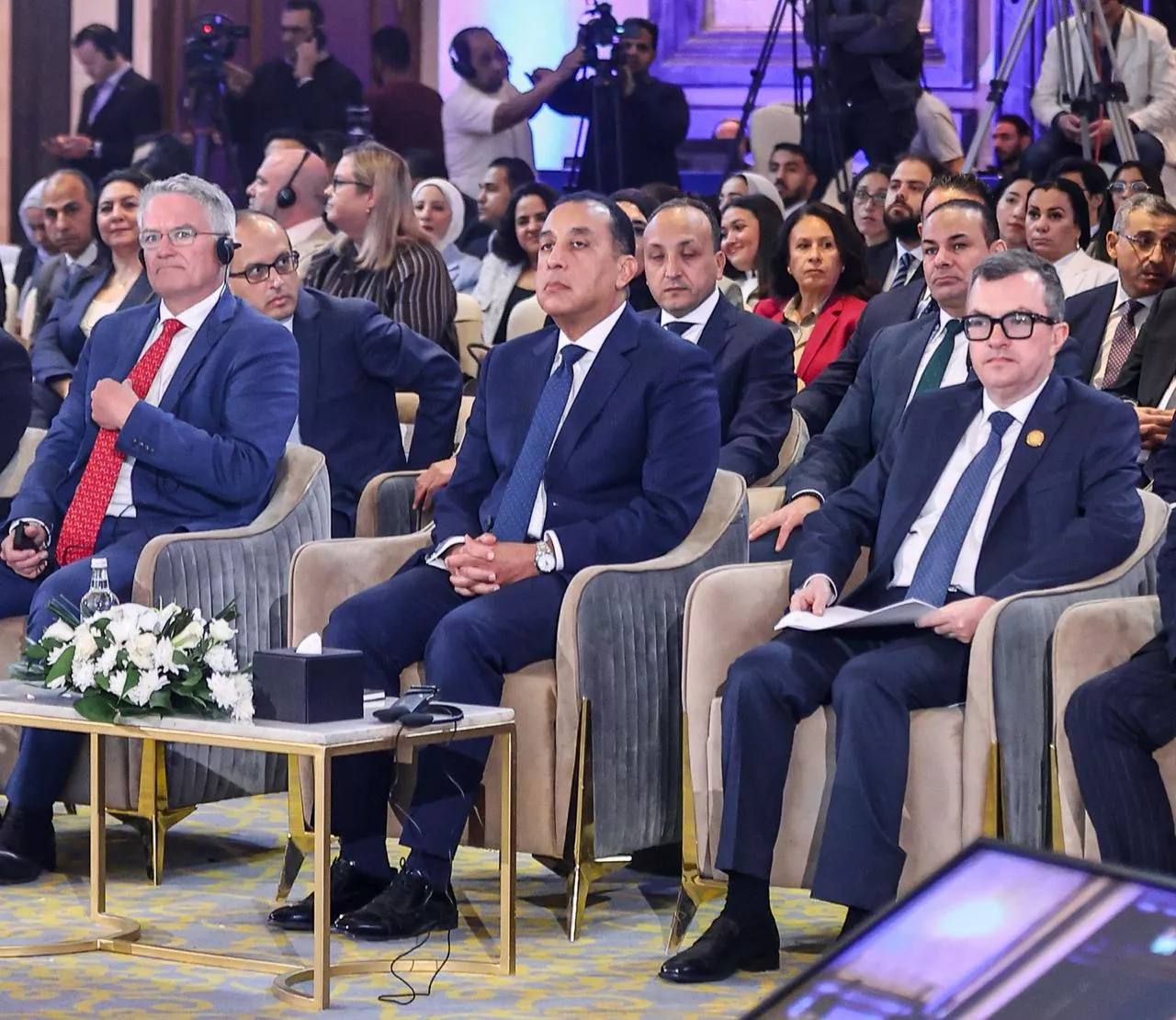 وزير التخطيط يلقي الكلمة الإفتتاحية في فعالية ختام البرنامج القُطري مع منظمة OECD