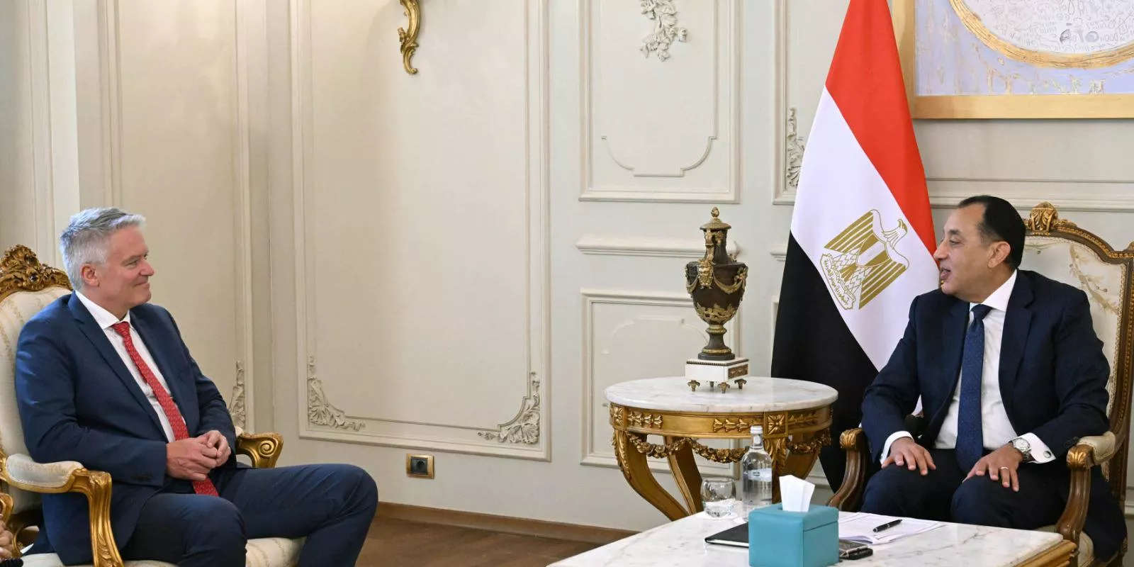 مدبولي يلتقي سكرتير عام منظمة التعاون الاقتصادي والتنمية