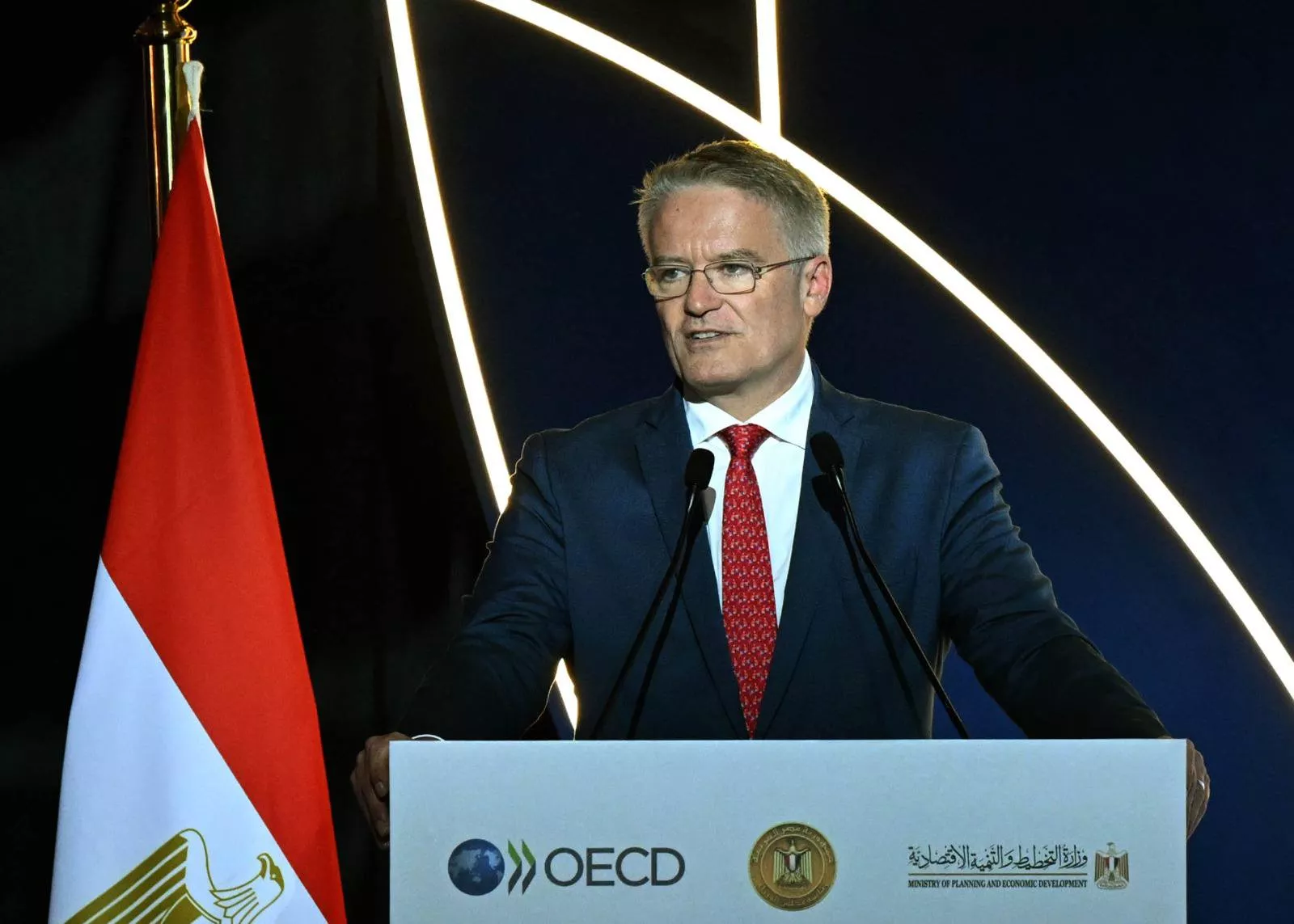 ماتياس كورمان السكرتير العام لمنظمة التعاون الاقتصادي والتنمية