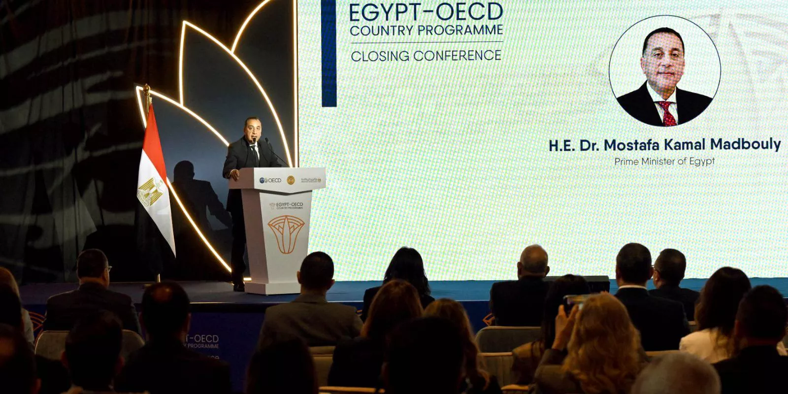 كلمة رئيس الوزراء خلال البرنامج القُطري بين مصر ومنظمة التعاون الاقتصادي والتنمية