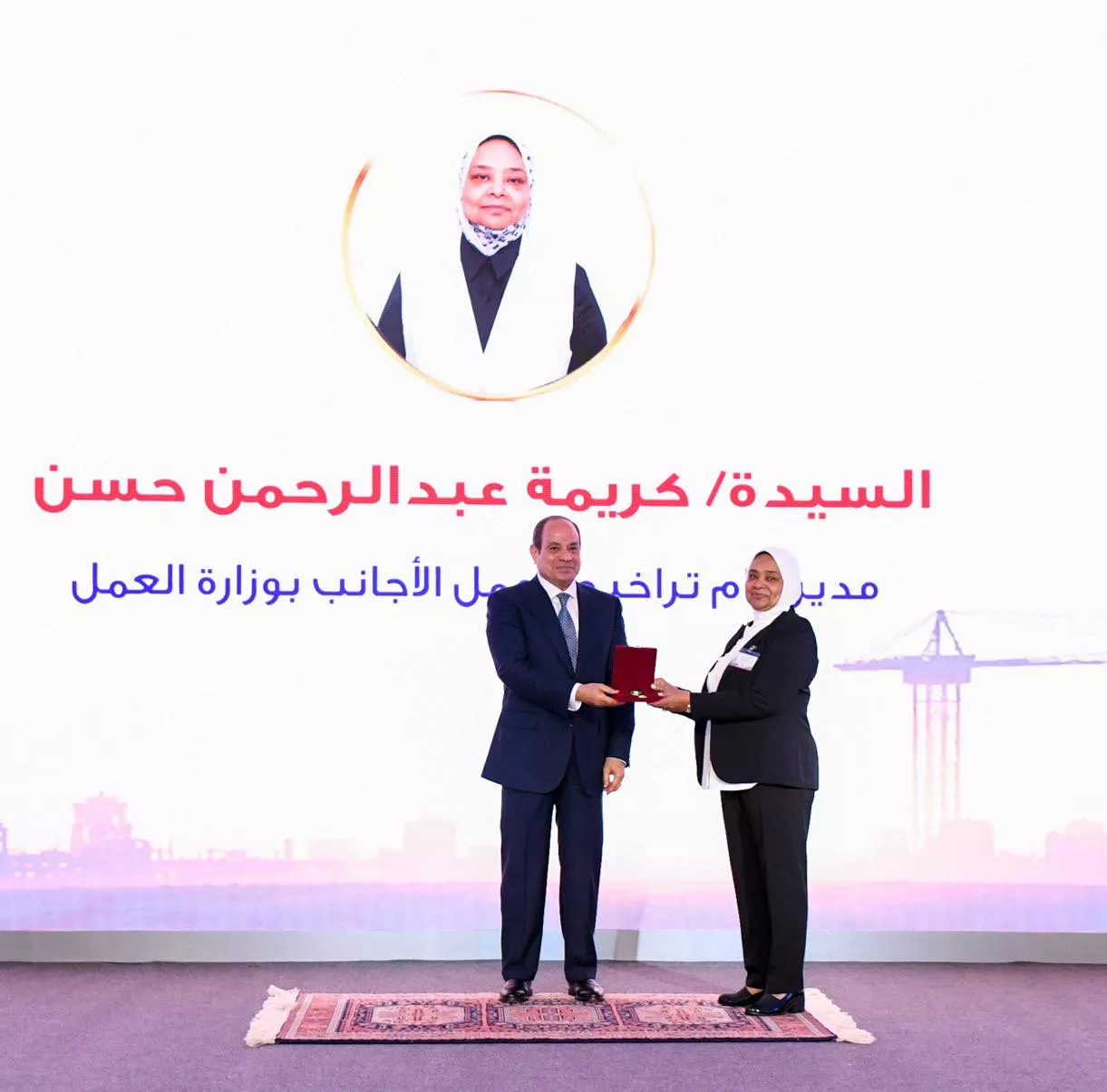 الرئيس السيسي يشارك في احتفال عيد العمال
