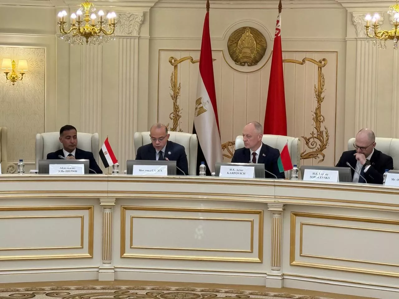 وزير الاستثمار يشارك بانطلاق الدورة الثامنة للجنة المصرية البيلاروسية
