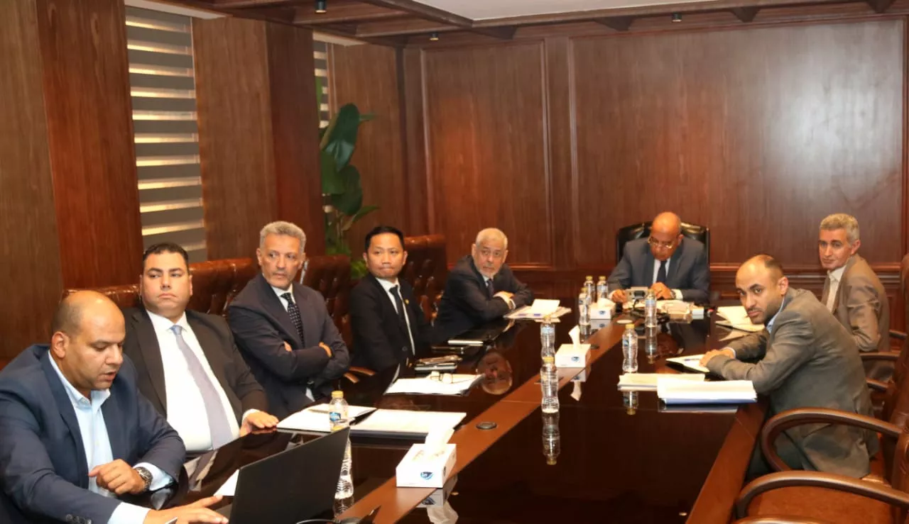 وزير الكهرباء يجتمع مع مسئولي شركة AMEA POWER 