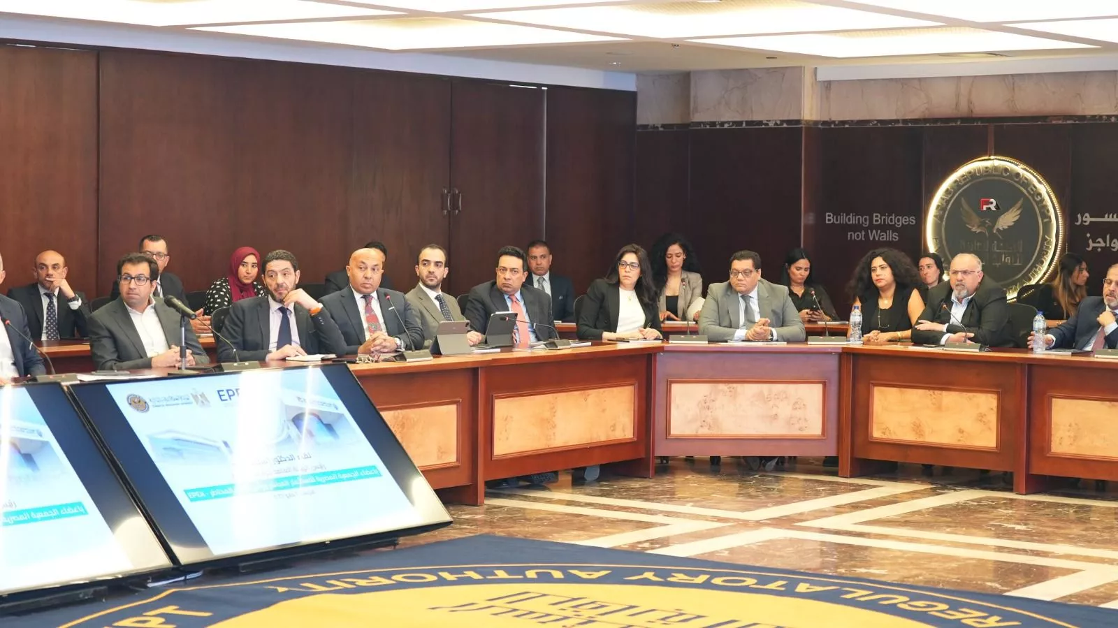 رئيس الرقابة المالية يجتمع مع أعضاء الجمعية المصرية للاستثمار المباشر