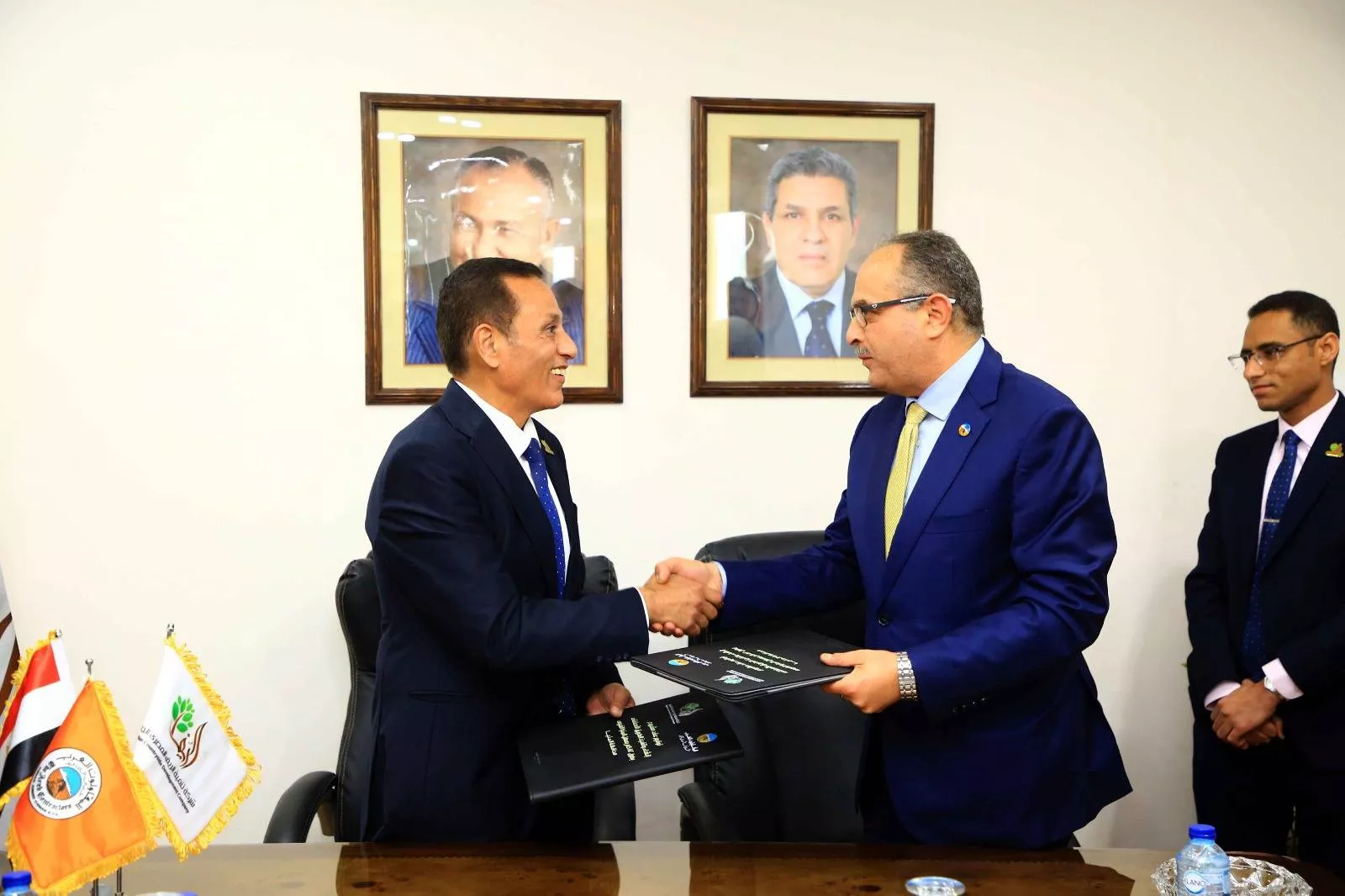 شركة تنمية الريف المصرى الجديد تتعاقد مع المقاولون العرب