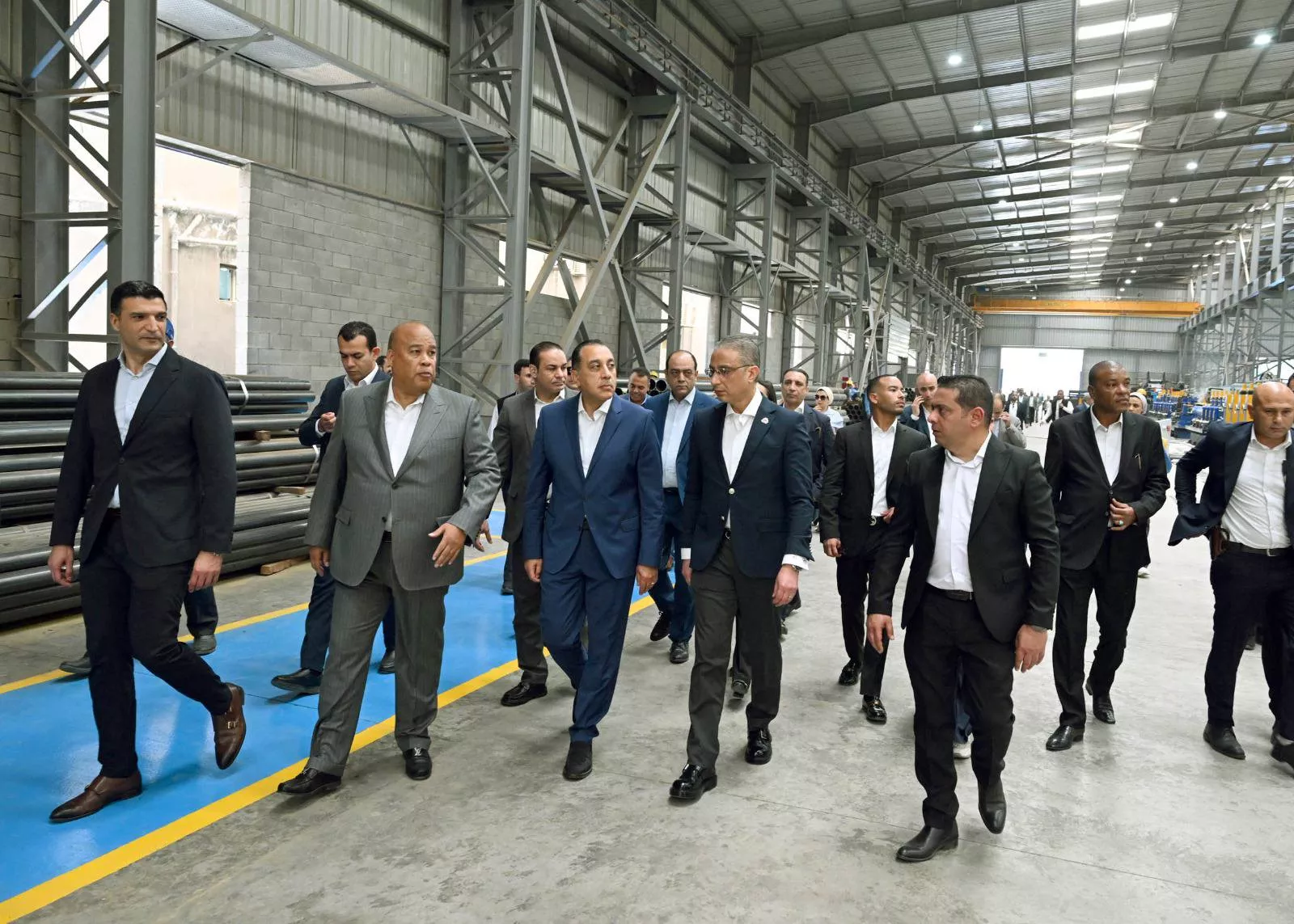 رئيس الوزراء يفتتح مصنع شركة جالفا للصناعات الهندسية بالسادس من أكتوبر