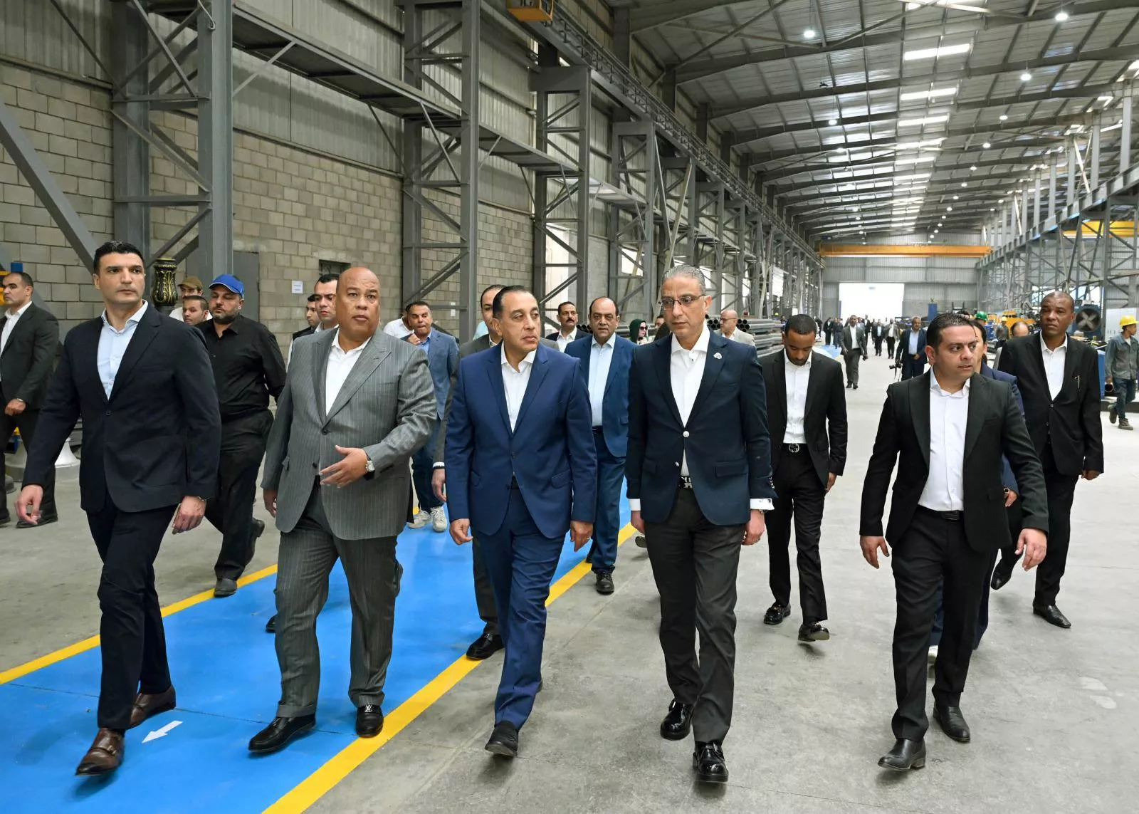 رئيس الوزراء يفتتح مصنع شركة جالفا للصناعات الهندسية بالسادس من أكتوبر