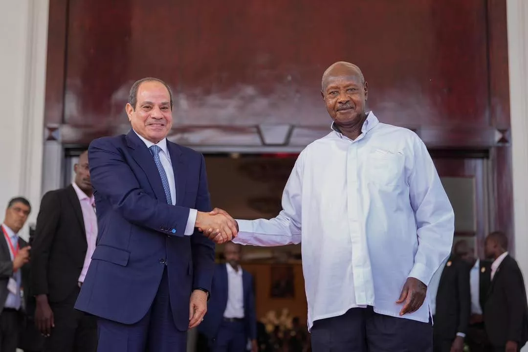 الرئيس السيسي يلتقي رئيس جمهورية أوغندا