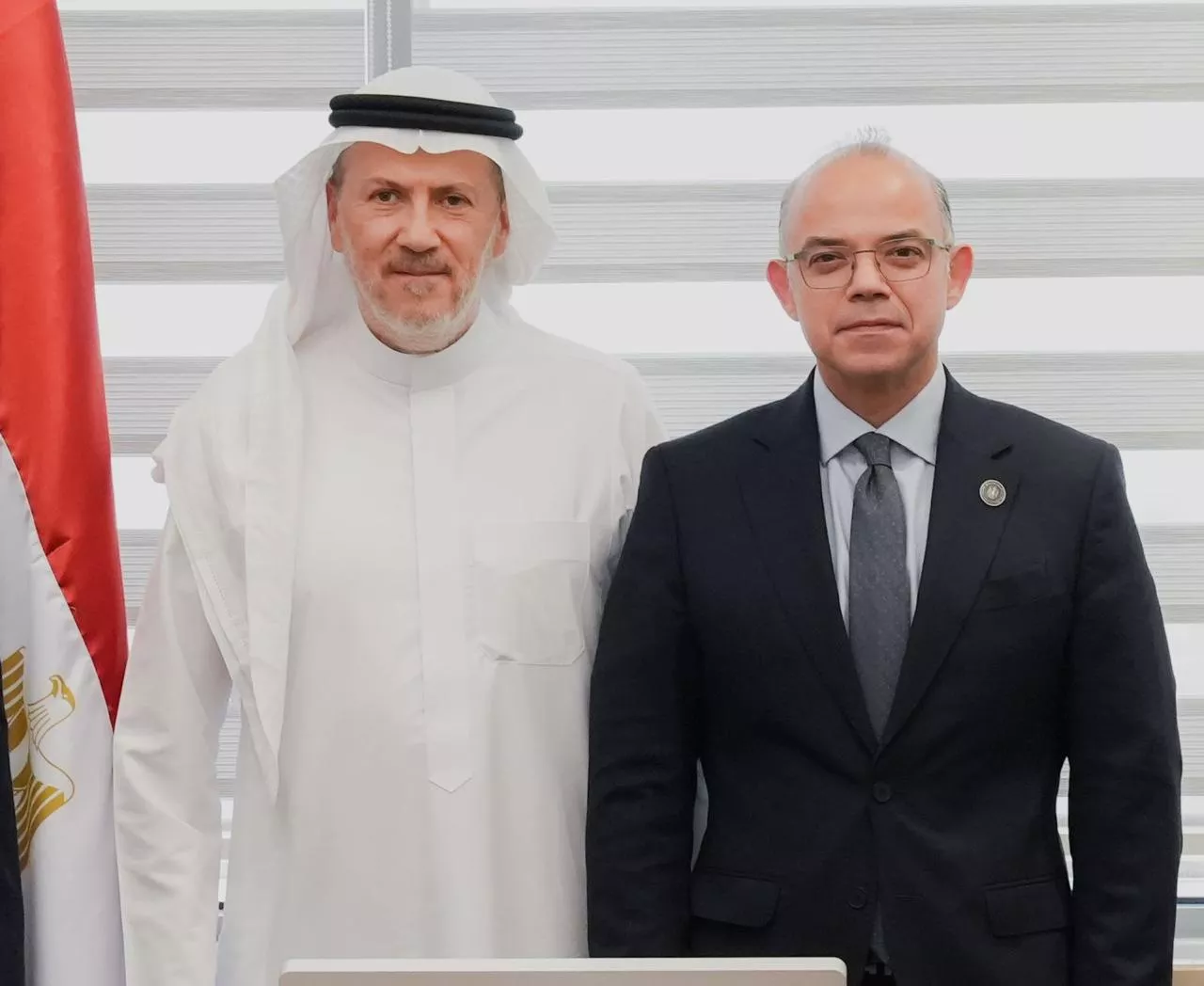 وزير الاستثمار مع رئيس المؤسسة الدولية الإسلامية لتمويل التجارة