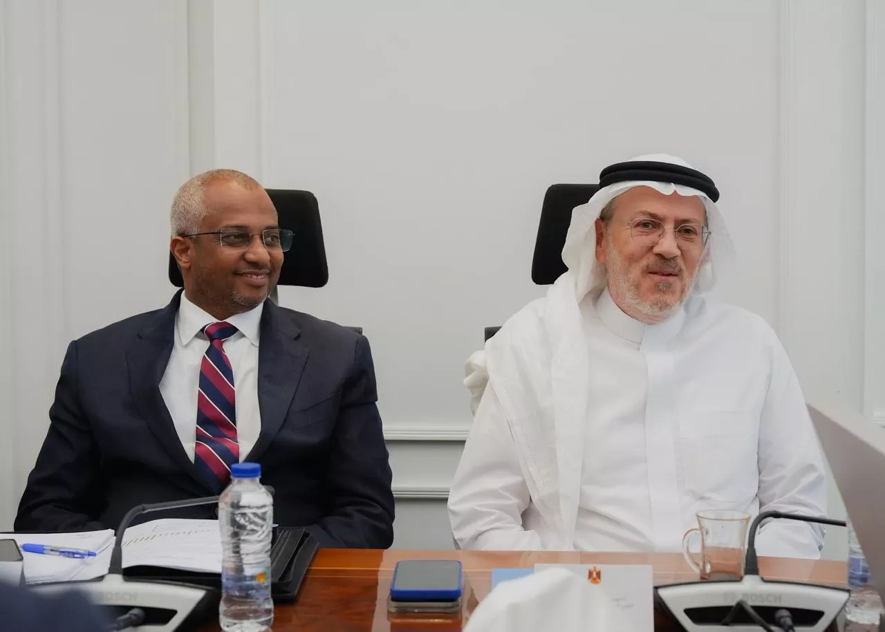 وزير الاستثمار مع رئيس المؤسسة الدولية الإسلامية لتمويل التجارة